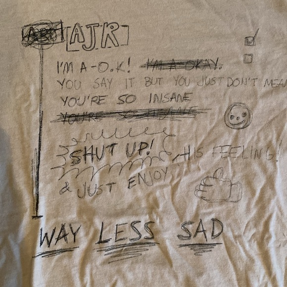 Last Chance - AJR Way Less Sad Tee - Picture 2 of 2